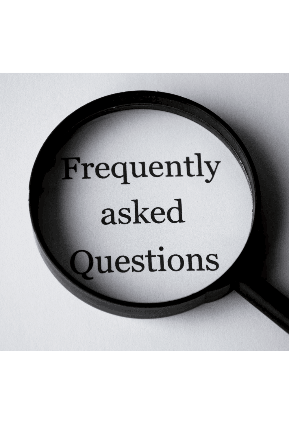 an image about An image about a magnifying glass with words on it.